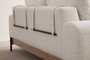Atelier Del Sofa Eti Oak 3 Seater - White